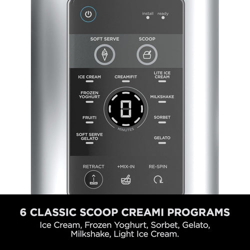 Ninja CREAMi Scoop & Swirl, 12 funciones