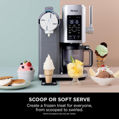 Ninja CREAMi Scoop & Swirl, 12 funciones